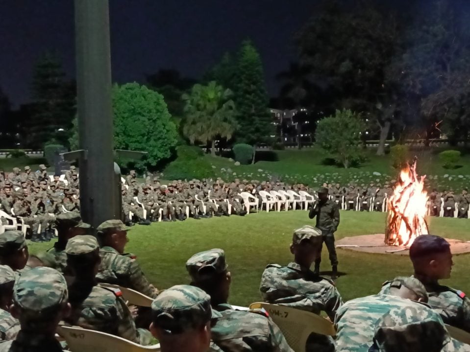 Cadets in Bonefire