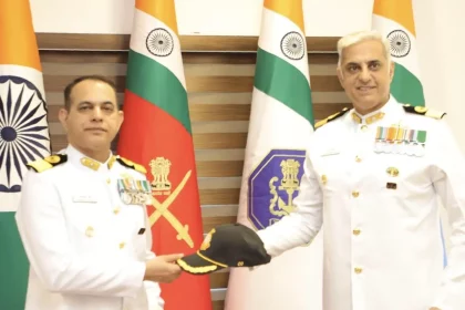 Cmde Paramjit Singh Taking Over