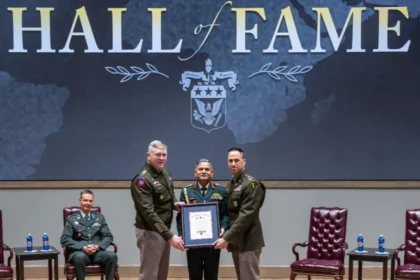 General Dwivedi Getting Inducted