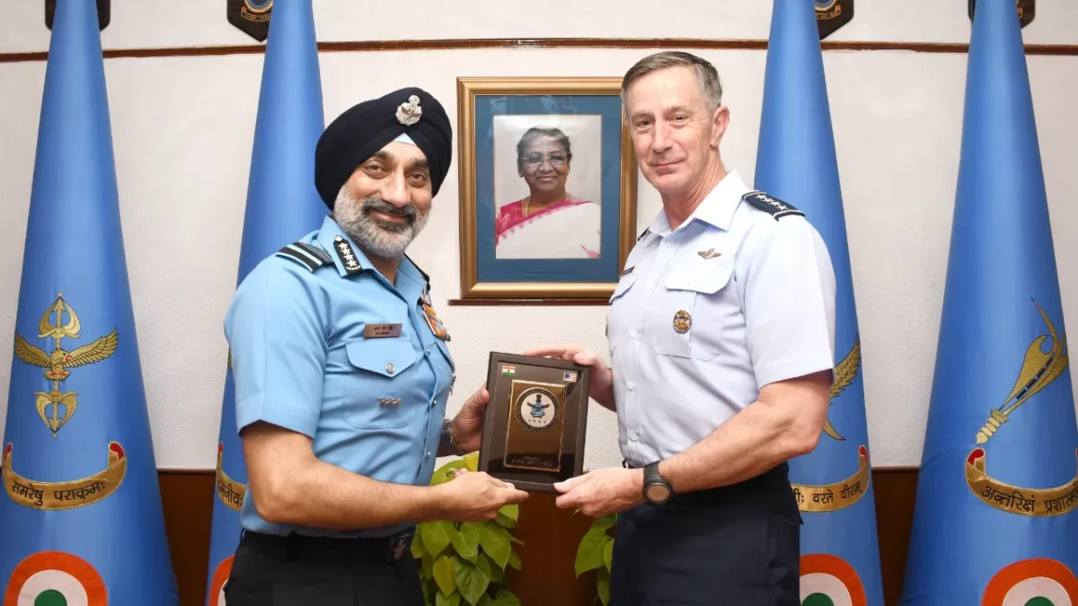 General Kevin B. Schneider and Air Chief Marshal AP Singh