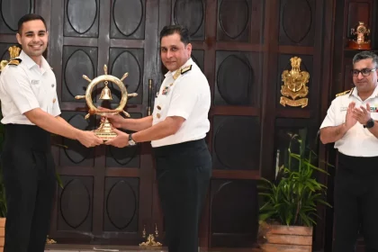 Lt Cdr Amogh Chawla Getting Award