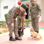 Lt Gen Abhijit S Pendharkar With Dogs