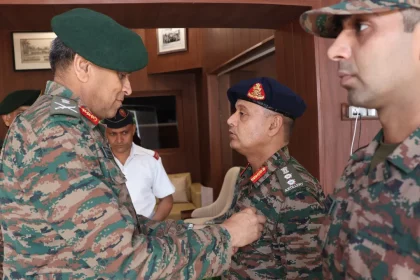 Lt Gen Anindya Sengupta Commending