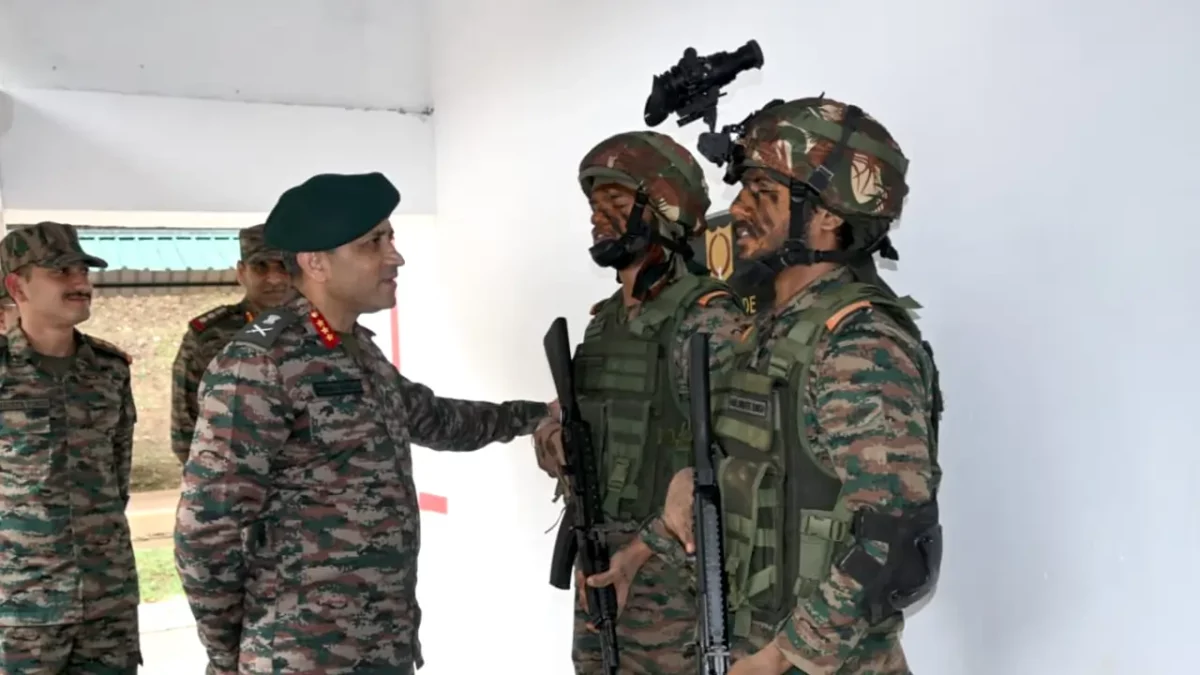 Lt Gen Neeraj Shukla Interacting