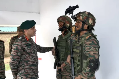 Lt Gen Neeraj Shukla Interacting