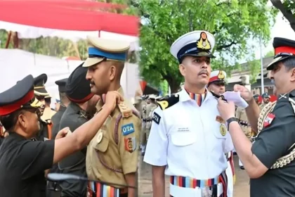 Lt Gen Pushkar Commending