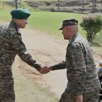 Lt Gen Sharma Shaking Hands
