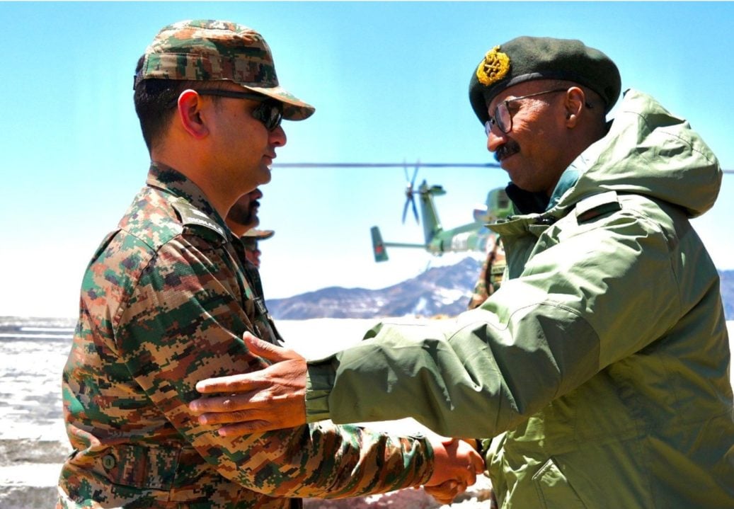 Lt Gen VMB Krishnan Interacting