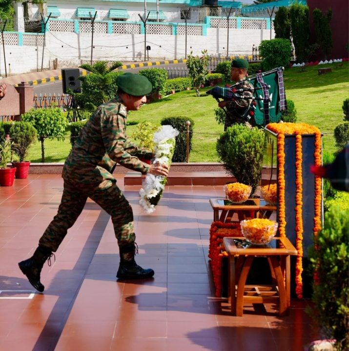 Lt Gen Vijay B Nair at Memorial