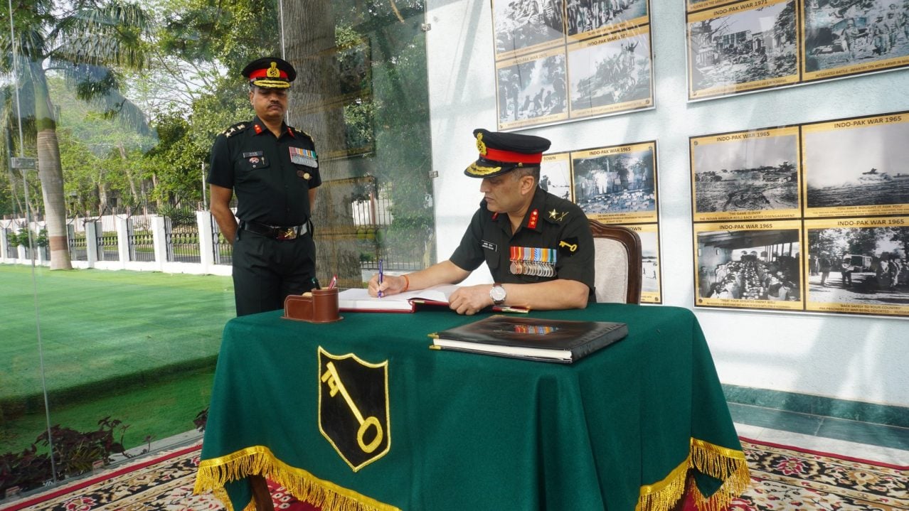 Maj Gen Gunjan Signing
