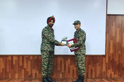 Officer Getting Award 3