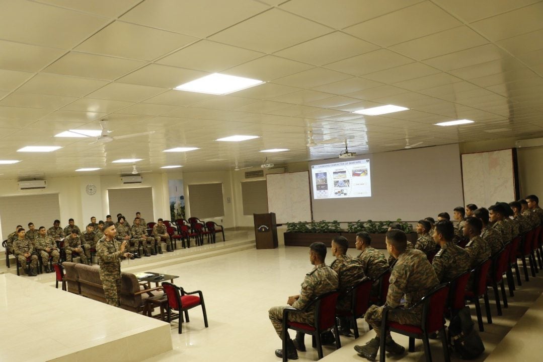 Officer Giving Lecture