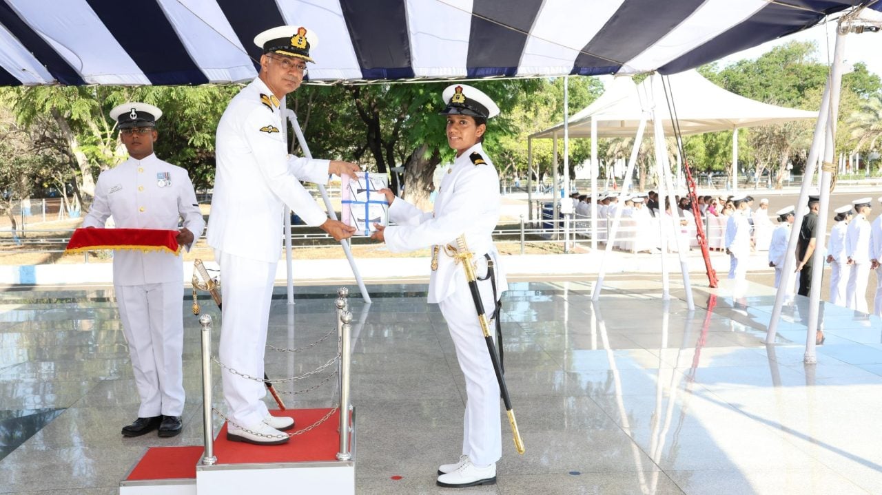 Officer Providing Award