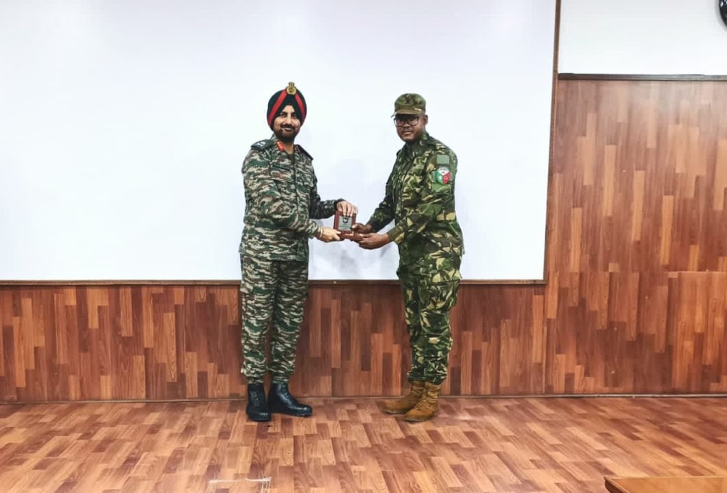 Officer Receiving Award 1