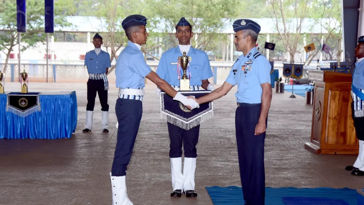 Officer Shaking Hands