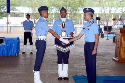 Officer Shaking Hands
