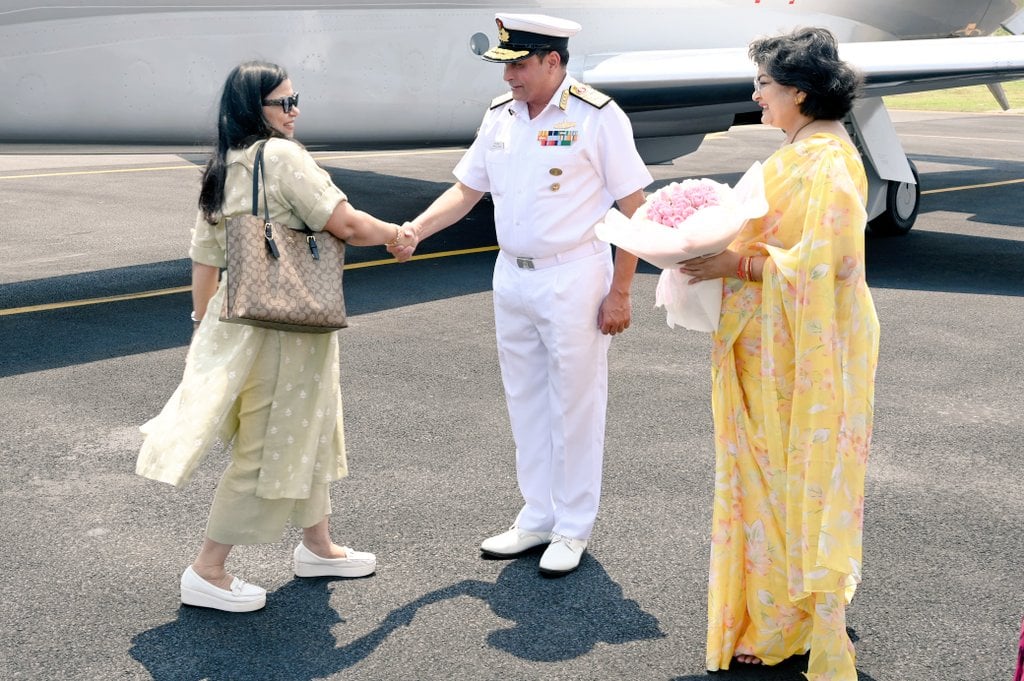 Officer Shaking Hands