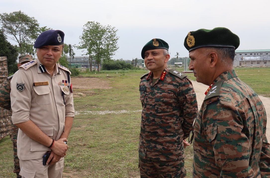 Officers Discussing 4