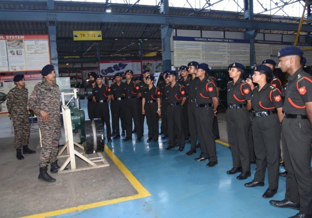 Officers Receiving Instructions