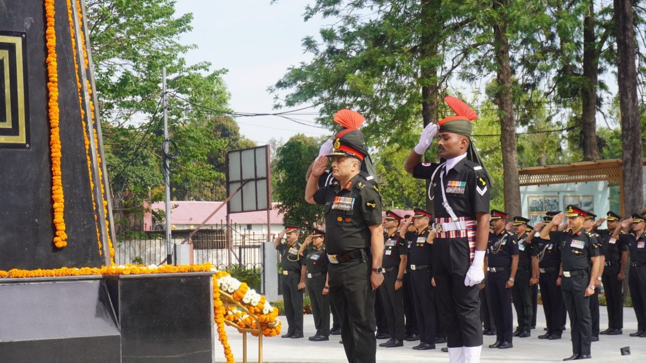 Officers Saluting