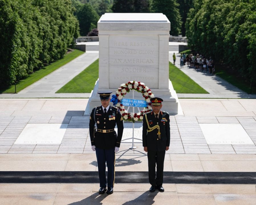Officers at Cemetery