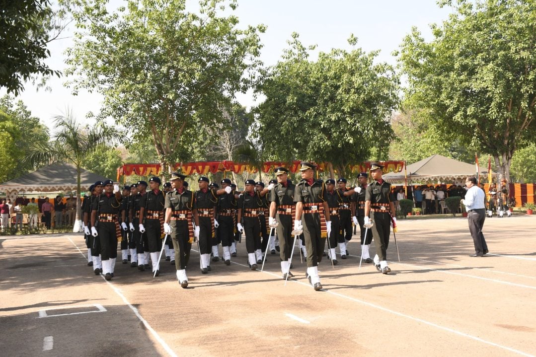 Officers at Ceremony