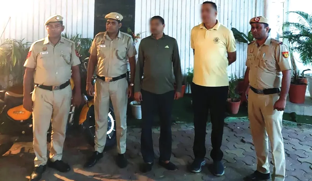 Police Officers with People