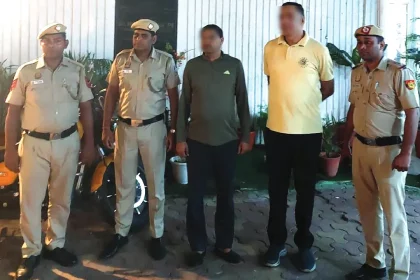 Police Officers with People