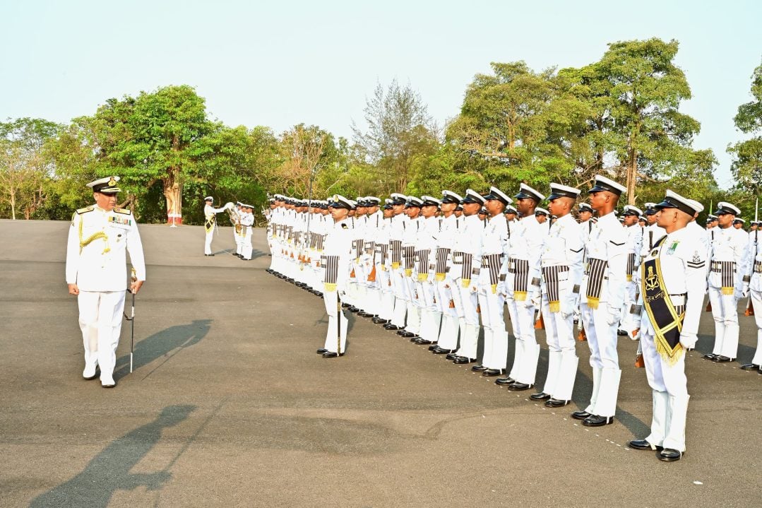 VAdm Sameer Saxena at Ceremony