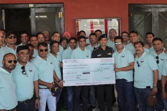 RMS Dholpur 2001 Batch Returns for Silver Jubilee, Inspires Students with Generous Contribution