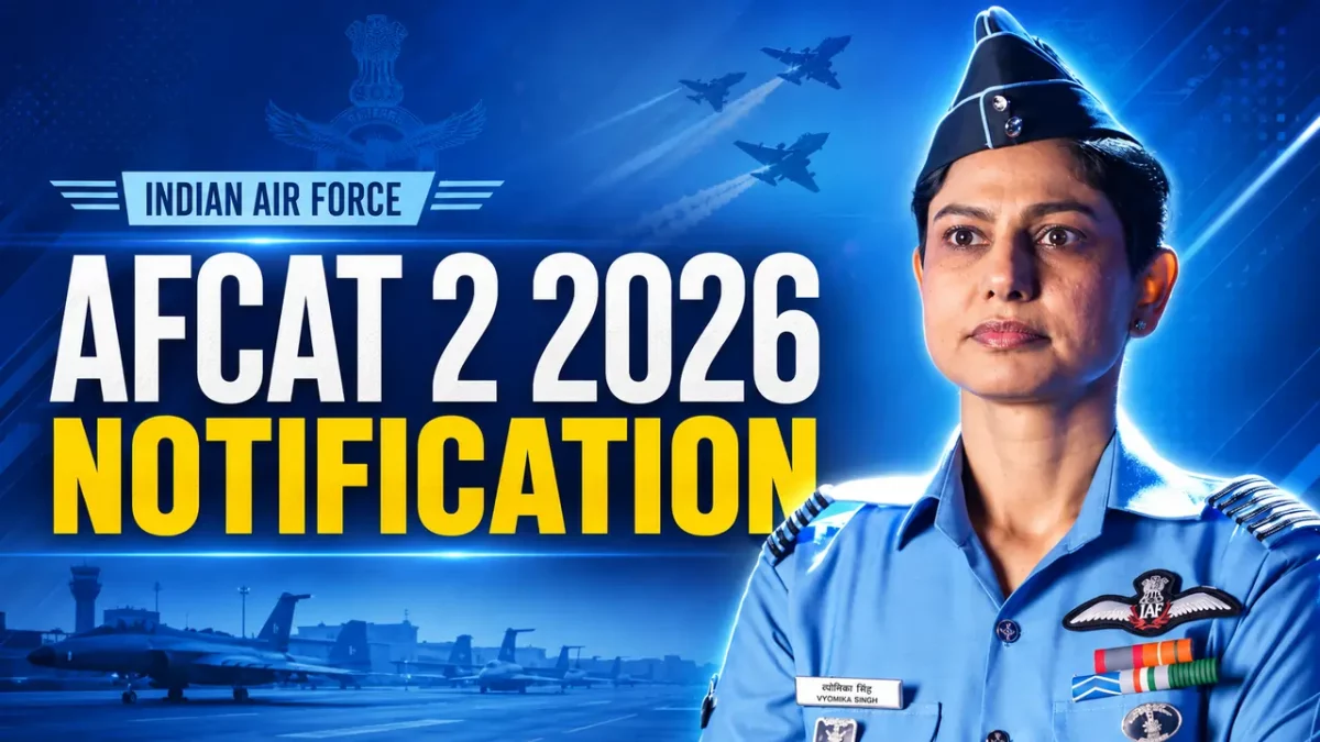 AFCAT 2 2026 Notification and Exam Date