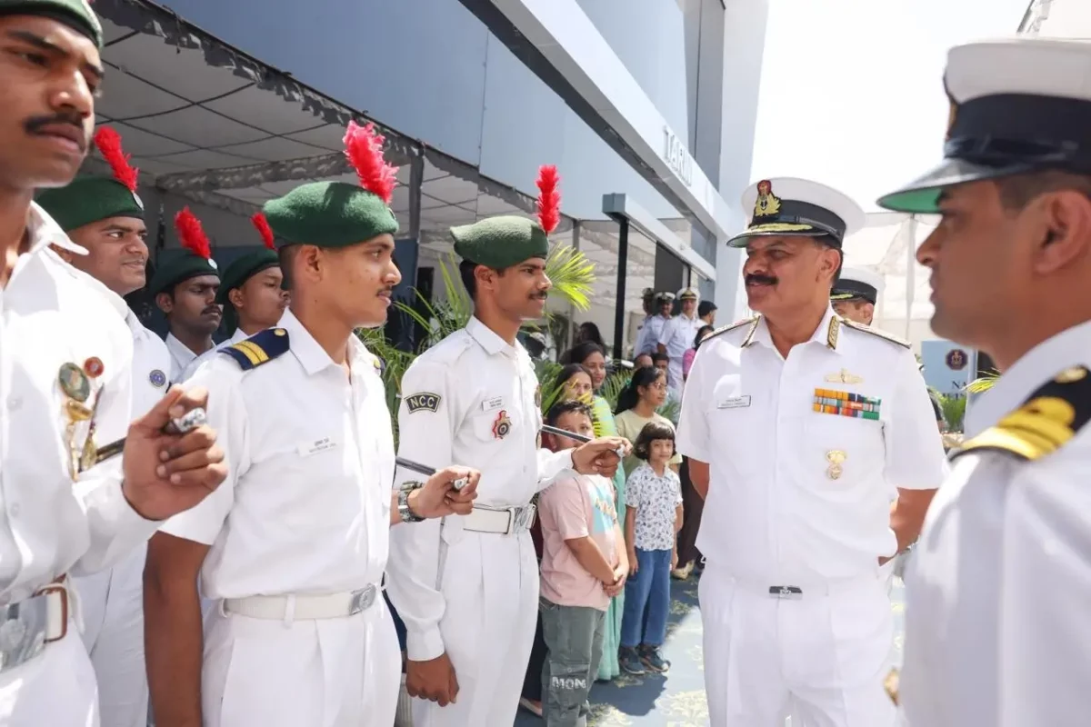 Adm Dinesh K Tripathi Interacting