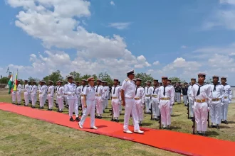 Admiral DK Tripathi at Ceremony