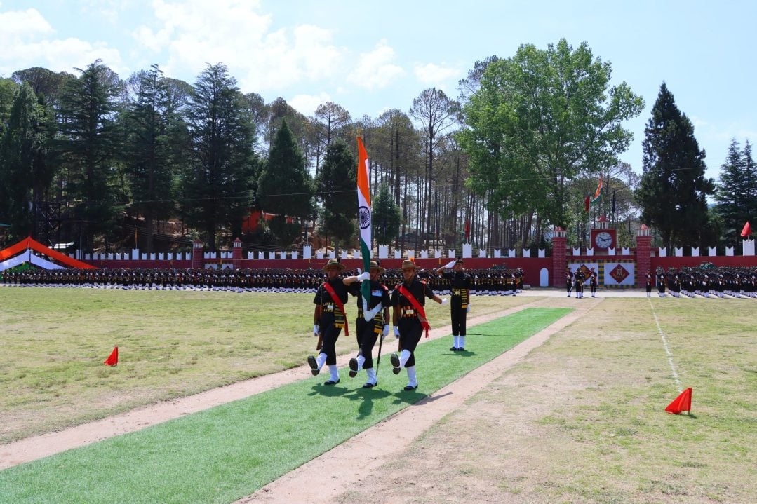 Agniveers Holding Flag