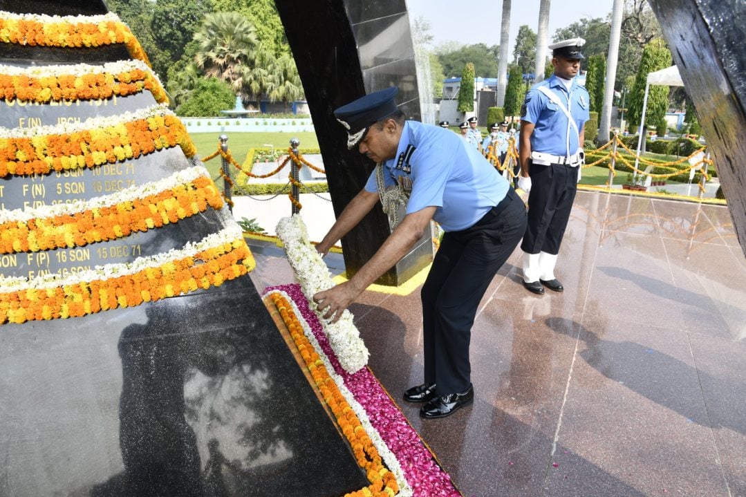 Air Marshal Manikantan at Memorial