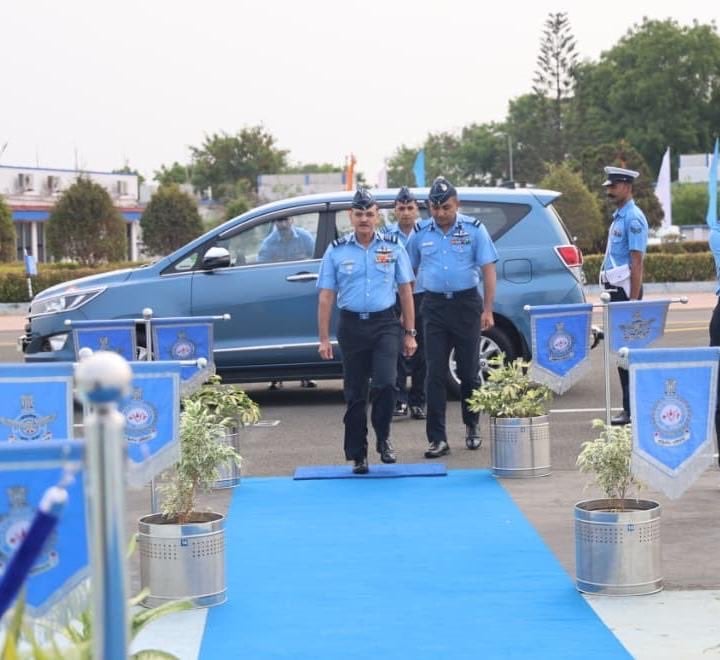 Air Marshal Manish Khanna Walking