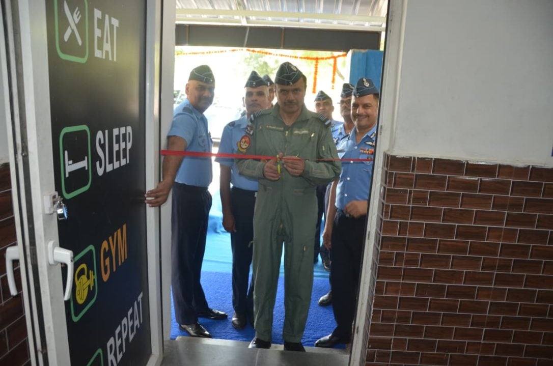 Air Mshl B Manikantan Cutting Ribbon
