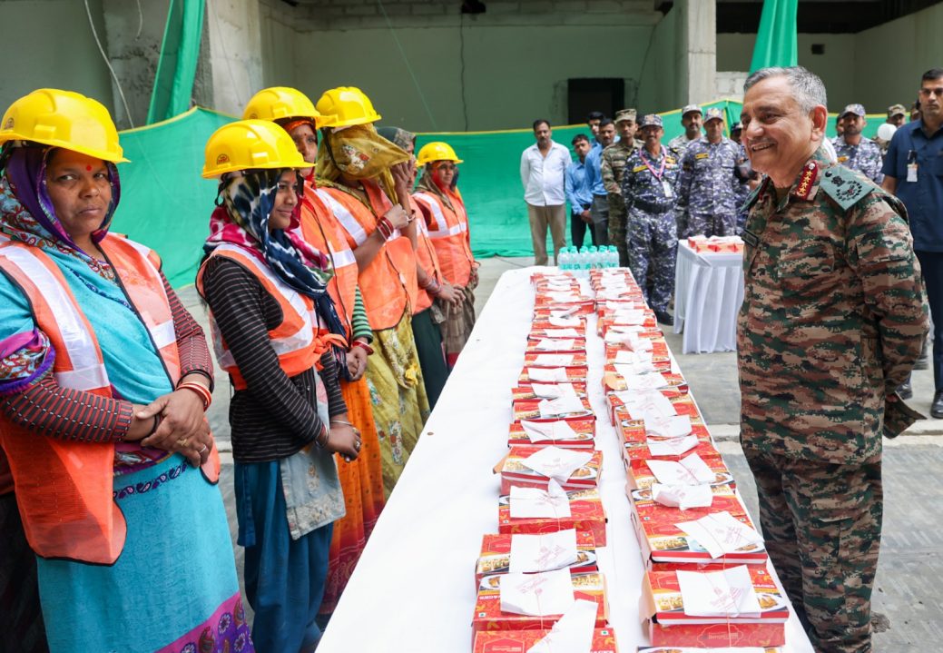 CDS General Anil Chauhan Interacting