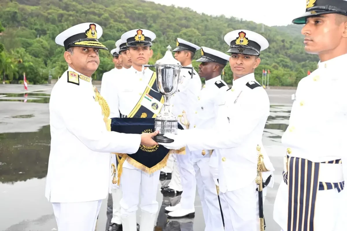 Cadet Receiving Trophy