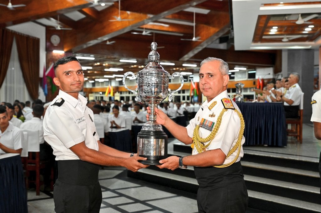 Cadet with Trophy