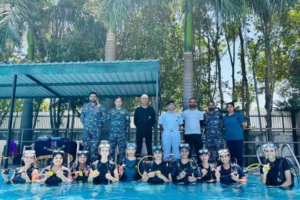 Cadets Attending Scuba Camp