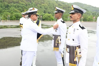 Cadets Being Commended