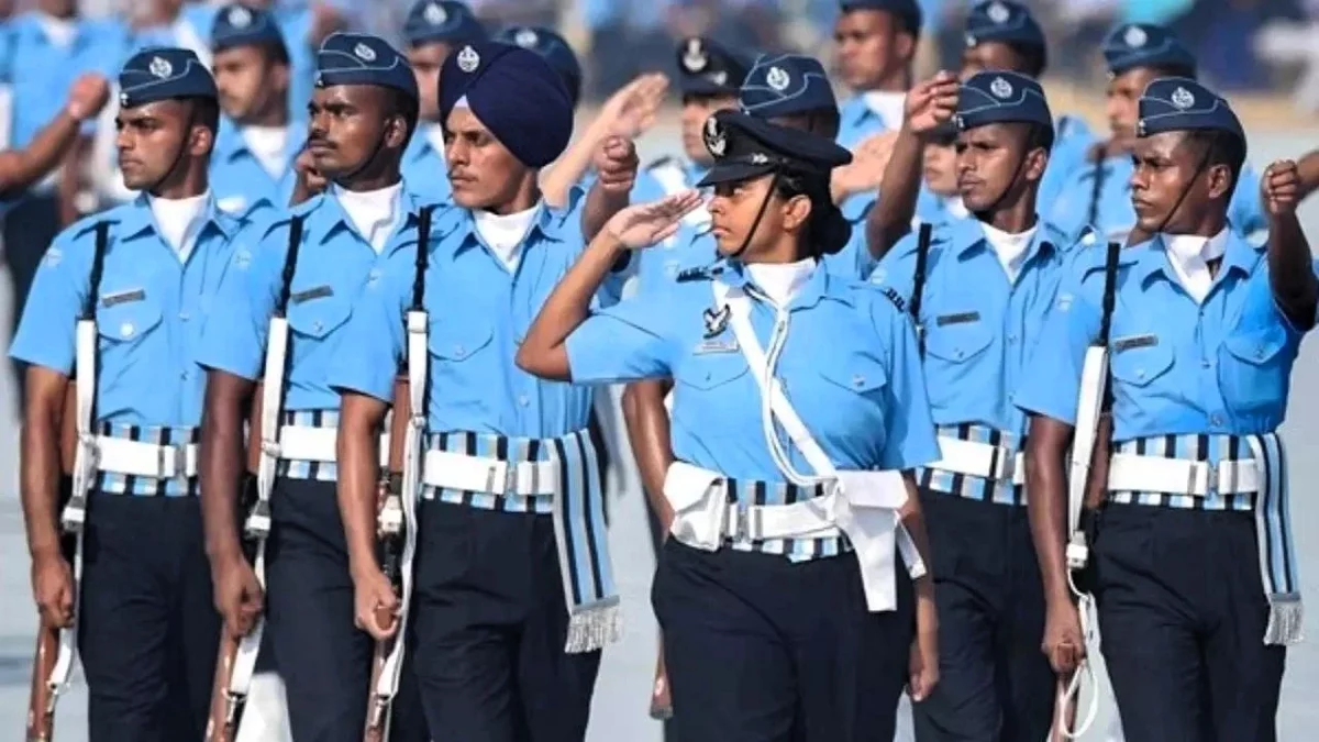 Cadets Saluting