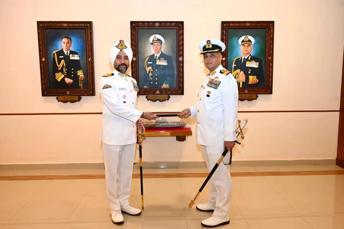 Captain Kulvinder Singh Bali Taking Over the Baton