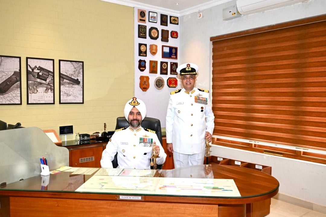 Captain Kulvinder Singh Bali and Commodore Manav Sehgal