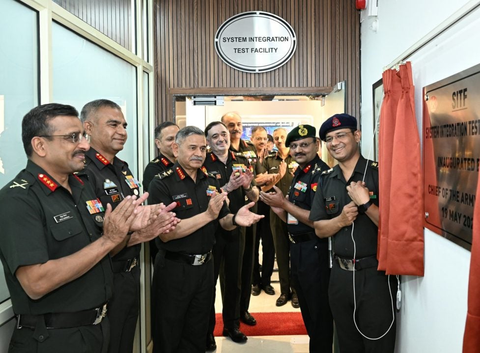 Gen Dwivedi Inaugrating