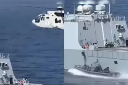 Indian Vessel Being Helped