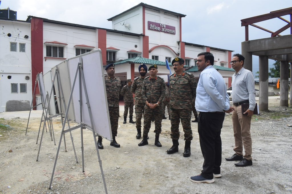 Lt Gen CG Muralidharan Reviewing 1