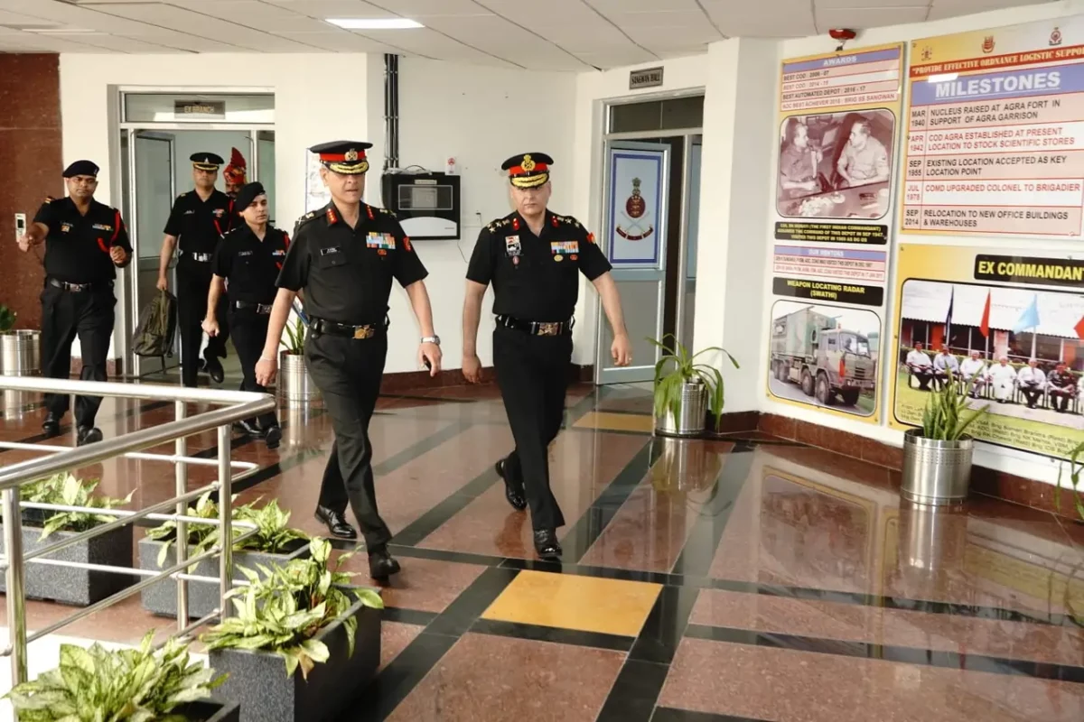 Lt Gen DG Misra Walking