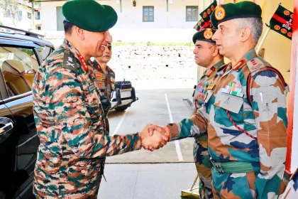 Lt Gen Girish Kalia Shaking Hands 1
